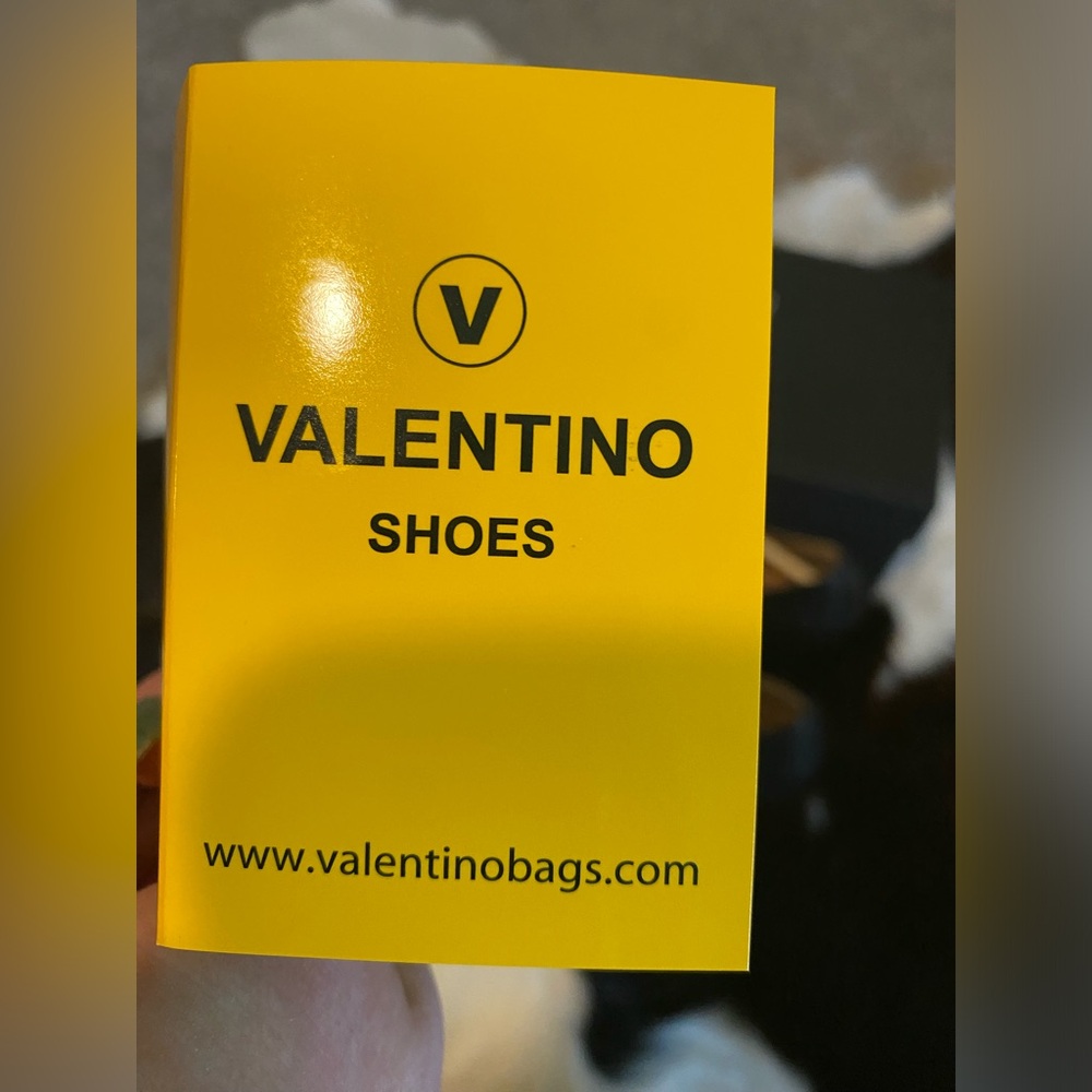 Brand NEW beautiful black Valentino heels. Size 8 purchased from Saks Fifth Ave - Picture 9 of 13